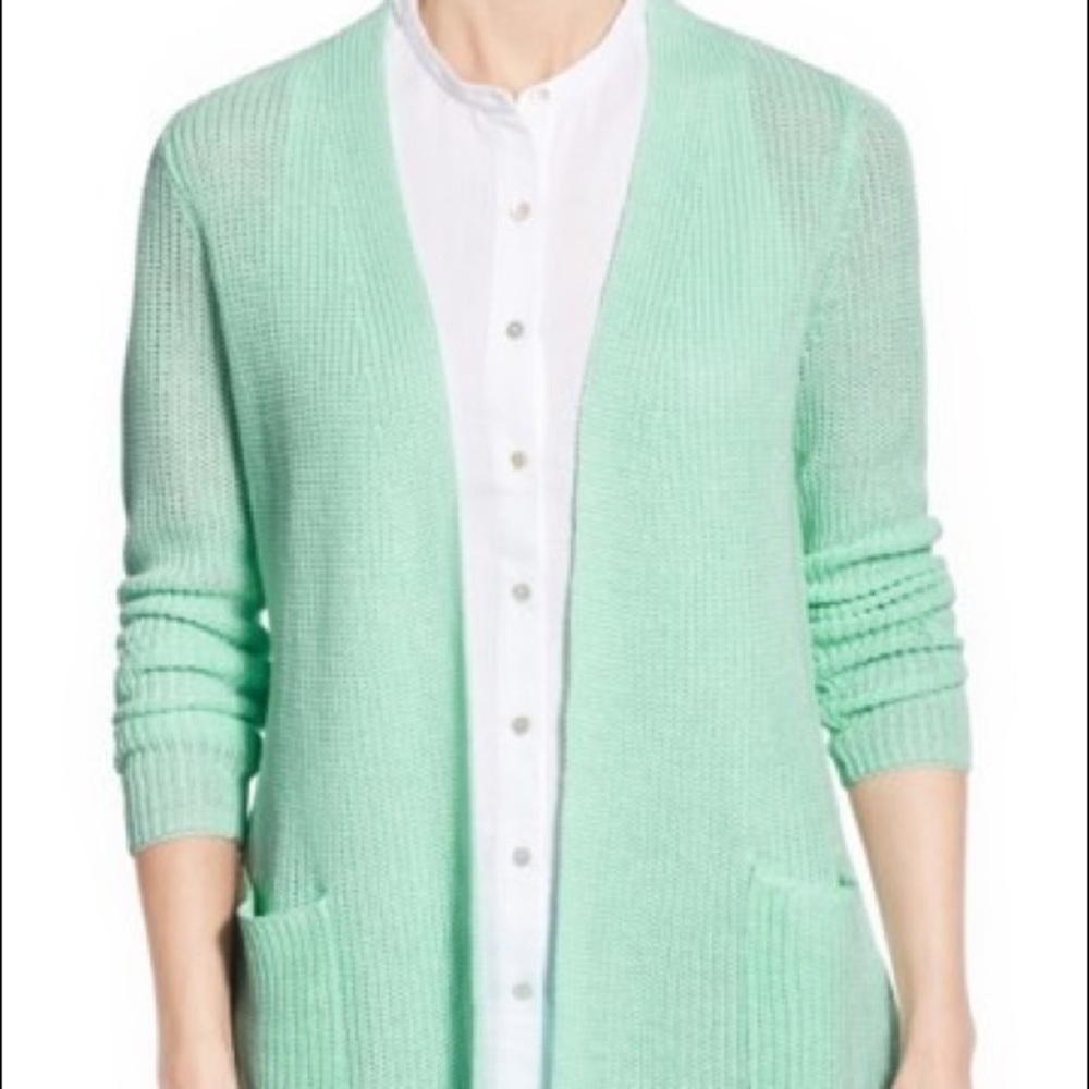 NWT Eileen Fisher straight cardigan
